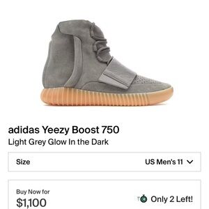 Adidas Yeezy Boost 750 Light Grey